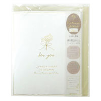 ゼットアンドケイ 三つ折り色紙 ナチュラル ホワイト 62-282 1個（直送品）