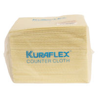 カウンタークロス ハーフ 超厚手 約30cm×33cm レーヨン・ポリエステル ベージュ 1パック（40枚入）オザックス