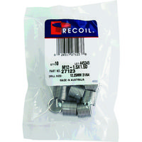 ハウメット・エアロスペース リコイル リコイルパケット M10ー1.25×1.5D(10個入り) 27103 1袋(10個)（直送品）