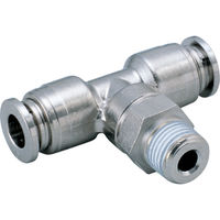 日本ピスコ PISCO チューブフィッティング ブラスティー チューブ6 ネジM5×0.8 ゴムHNBR カバー無 KB6-M5-1 1個（直送品）