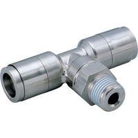 日本ピスコ PISCO チューブフィッティング ブラスティー チューブ8 ネジR1/4 ゴムHNBR KB8-02 1個 818-1201（直送品）