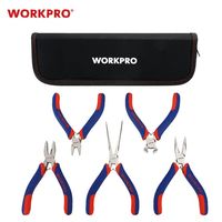 WORKPRO(ワークプロ) WORKPRO ワークプロ 5本組 ミニプライヤーセット ケース入 WP201015 1セット（直送品）