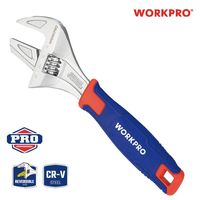 WORKPRO ワークプロ パイプレンチ兼用モンキーレンチ 開口部42mm 全長200mm WP272014 1個（直送品）