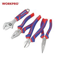 WORKPRO(ワークプロ) WORKPRO ワークプロ 4本組 プライヤー&モンキレンチセット WP201009 1セット（直送品）