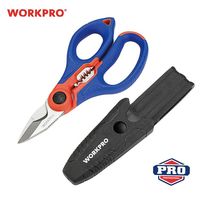 WORKPRO(ワークプロ) WORKPRO ワークプロ 電工ハサミ ステンレス製 全長167mm WP294003 1個（直送品）
