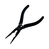 アークランズ ウィザ(WIZ’A) アークランドサカモト タフブラック ラジオペンチ 125mm バネ付 WTR125 1セット(3本)（直送品）