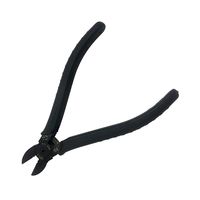 アークランズ ウィザ(WIZ’A) アークランドサカモト タフブラック 強力ニッパ 150mm バネ付 WKP150 1セット(3本)（直送品）