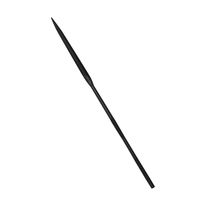 アークランズ WIZ’A アークランドサカモト 超精密ヤスリ プラスチック用 半丸 12型 柄なし 278047 1セット(2個)（直送品）