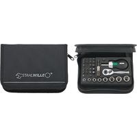スタビレー STAHLWILLE 33点入 1/4ラチェットソケットビットセット ソフトケース付 40/29/4SCI 1セット（直送品）