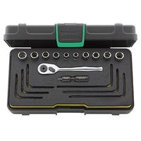 スタビレー STAHLWILLE 18点入 1/4DR インチサイズ ソケットレンチセット 40A/40AD/16/2 1セット（直送品）