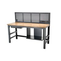 スタビレー STAHLWILLE 高さ調整機能付 デスクテーブル USBポート付 引き出し付 WB630 1台（直送品）