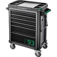 スタビレー STAHLWILLE 6段ツールトロリー W481×L877×H1000 耐荷重500kg 93/6A 1台（直送品）