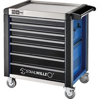 スタビレー STAHLWILLE 7段ツールトロリー W1001×L651×H1020 耐荷重1400kg ブルー 98/7BーPRO 1台（直送品）
