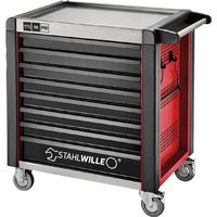 スタビレー STAHLWILLE 8段ツールトロリー W1001×L651×H1020 耐荷重1400kg レッド 98/8RーPRO 1台（直送品）