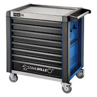 スタビレー STAHLWILLE 8段ツールトロリー W1001×L651×H1020 耐荷重1400kg ブルー 98/8BーPRO 1台（直送品）