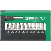 スタビレー STAHLWILLE 11点入 1/4DR ビットセット ケース付 1203 1セット（直送品）
