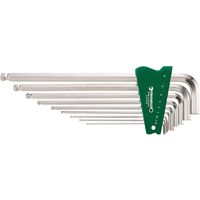 スタビレー STAHLWILLE 9点入 ロング ボールポイント付 L形六角棒レンチセット ホルダー付 10767H/9 1セット（直送品）