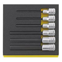 スタビレー STAHLWILLE 6点入 ES4720/4730/7ロングビットソケットセット TCS 1054/2054 1セット（直送品）