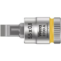 Wera Werk ベラ 1/4DR マイナスビットソケット ZYKLOP 刃先0.8×5.5mm 003320 1個（直送品）