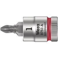 Wera Werk ベラ 1/4DR プラスビットソケット ZYKLOP PH1 全長28mm 003350 1個（直送品）