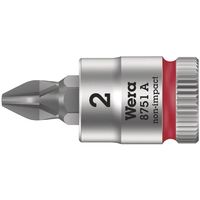 Wera Werk ベラ 1/4DR プラスビットソケット ZYKLOP PH2 全長28mm 003351 1個（直送品）