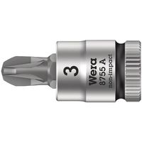 Wera Werk ベラ 1/4DR ポジドライブビットソケット ZYKLOP PZ3 全長28mm 003355 1個（直送品）