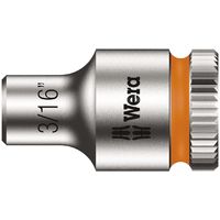Wera Werk ベラ 1/4DR インチサイズ ヘックスソケット ZYKLOP 3/16 全長23mm 003514 1個（直送品）