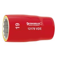 スタビレー STAHLWILLE 1/2DR 絶縁ソケット 17mm 12179VDEー17 1個（直送品）