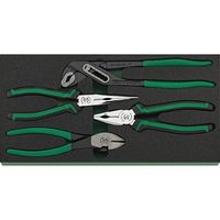 スタビレー STAHLWILLE 4点入 TCS用 プライヤーセット TCS3 821/4 1セット（直送品）