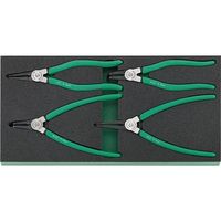 スタビレー STAHLWILLE 4点入 スナップリングプライヤーセット TCS10 821/4 1セット（直送品）
