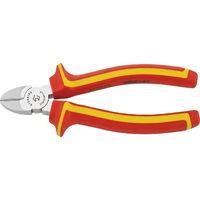 スタビレー STAHLWILLE 絶縁斜ニッパー 2コンポーネントハンドル 全長160mm 6720 4 160VDE 1丁（直送品）