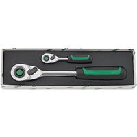 スタビレー STAHLWILLE 2点入 ラチェットハンドルセット 415QR/512QR 1セット（直送品）