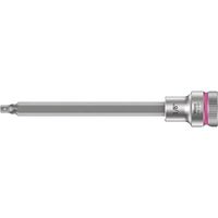 Wera Werk ベラ 3/8DR インチサイズ ヘックスビットソケット ZYKLOP 1/8 全長107mm 003081 1個（直送品）