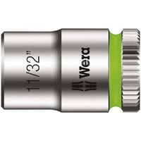 Wera Werk ベラ 1/4DR インチサイズ ヘックスソケット ZYKLOP 11/32 全長23mm 003519 1個（直送品）
