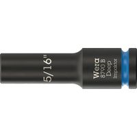 Wera Werk ベラ 3/8DR インチサイズ ディープインパクトソケット ZYKLOP 5/16 005565 1個（直送品）