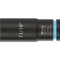 Wera Werk ベラ 3/8DR インチサイズ ディープインパクトソケット ZYKLOP 11/16 005571 1個（直送品）