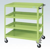 サカエ スーパーワゴン(ねじ込み式キャスタータイプ) SAS-10114FRG 1台（直送品）