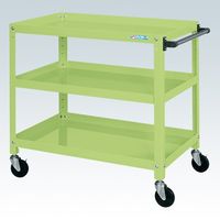 サカエ スーパーワゴン(ねじ込み式キャスタータイプ) SAS-90883RG 1台（直送品）