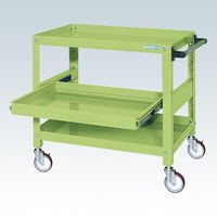 サカエ スーパーワゴン(ねじ込み式キャスタータイプ) SAS-75743SNUG 1台（直送品）