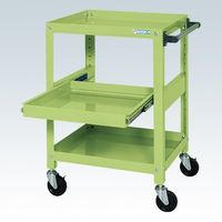 サカエ スーパーワゴン(ねじ込み式キャスタータイプ) SAS-75883SRG 1台（直送品）