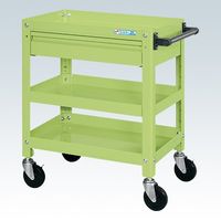 サカエ スーパーワゴン(ねじ込み式キャスタータイプ) SAS-60743ARG 1台（直送品）