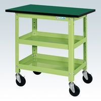 サカエ スーパーワゴン(ねじ込み式キャスタータイプ) SAS-90743TRG 1台（直送品）