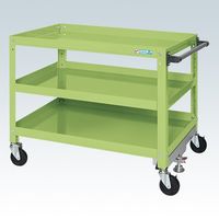 サカエ スーパーワゴン(ねじ込み式キャスタータイプ) SAS-90743FRG 1台（直送品）