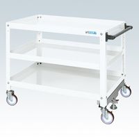 サカエ スーパーワゴン(ねじ込み式キャスタータイプ) SAS-90743FNUW 1台（直送品）