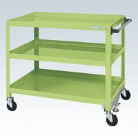 サカエ スーパーワゴン(ねじ込み式キャスタータイプ) SAS-10883FRG 1台（直送品）