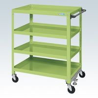 サカエ スーパーワゴン(ねじ込み式キャスタータイプ) SAS-90114FRG 1台（直送品）