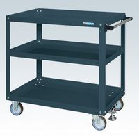 サカエ スーパーワゴン(プレート式キャスタータイプ) SAP-90883FNUD 1台（直送品）