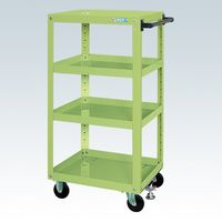 サカエ スーパーワゴン(プレート式キャスタータイプ) SAP-60114FRG 1台（直送品）