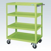 サカエ スーパーワゴン(プレート式キャスタータイプ) SAPJ-10124BRNUG 1台（直送品）