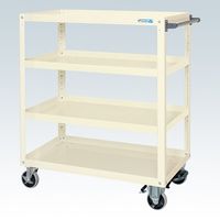 サカエ スーパーワゴン(プレート式キャスタータイプ) SAPJ-10124BRNUI 1台（直送品）